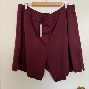 Universal Standard Hayes Sweatshorts Black Cherry Size M (18-20)